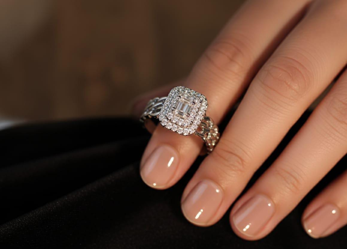 Sparkling Zircon Rings For Women | Stylish Crystal Design Fashion Jewelry For Daily And Party Wear PXJ-133