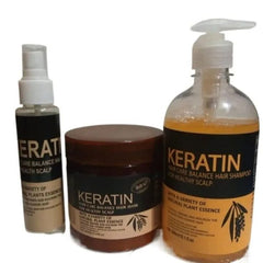 (new Deal) Pack Of 3 Iteams Keratin Hair Mask| Karatin Shampoo| Karatin Hair Serum