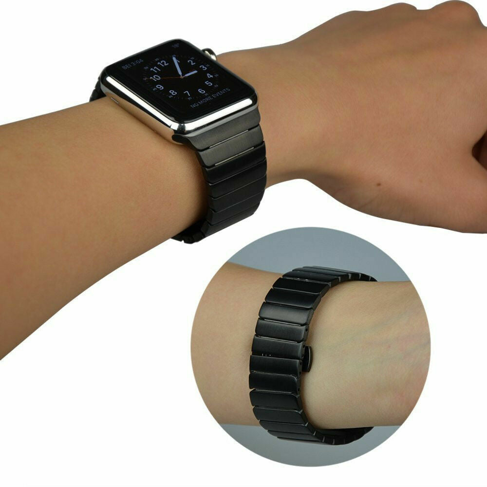 Citizen Rolex Chain Stainless Steel Link Bracelet Band for Apple Watch 8 7 6 5 4 SE Ultra