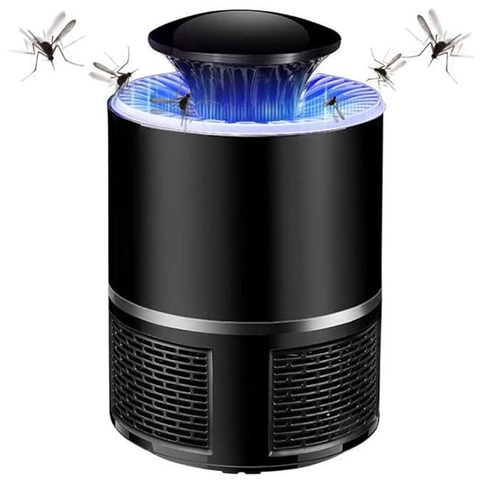 Mosquito Trap with Killer Lamp | Eco Friendly Chemical Free USB Connected UV LED Light Fly Bug Di-Speller with Suction Fan Repellent Lamp