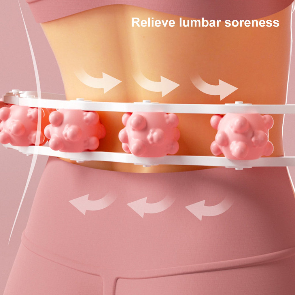 Multifunctional Bump Ball Full body massager | Muscle Relaxation Body Massage 8 Balls Ergonomic Handle Roller