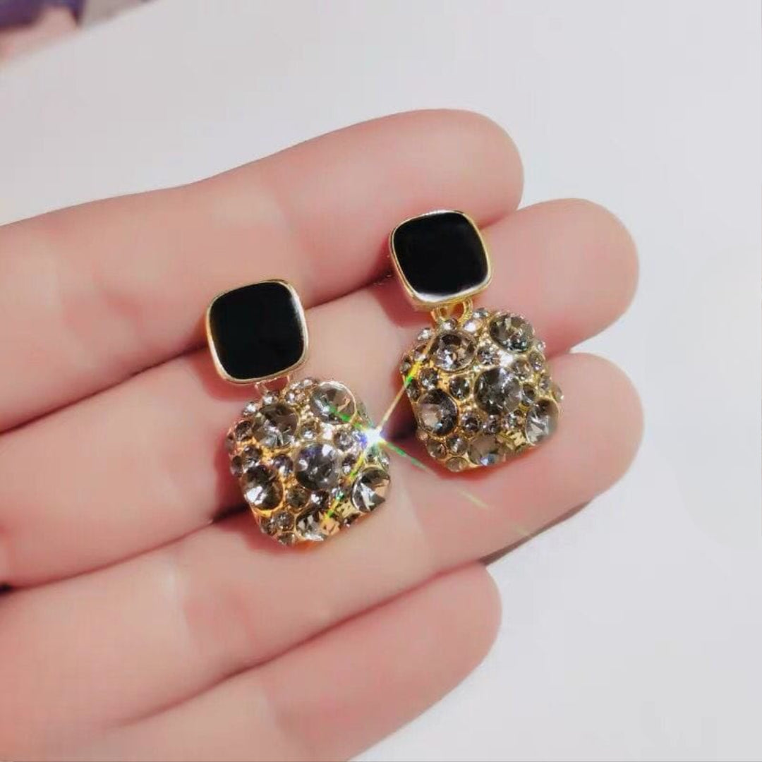 PJT-984 Fashion Rhinestone Square Earrings For Women Women Jewelry Party Accessries Gift -