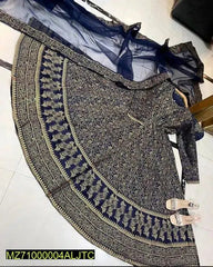 Kataan Silk Stitched 3pc Full Print Kataan Silk Maxi