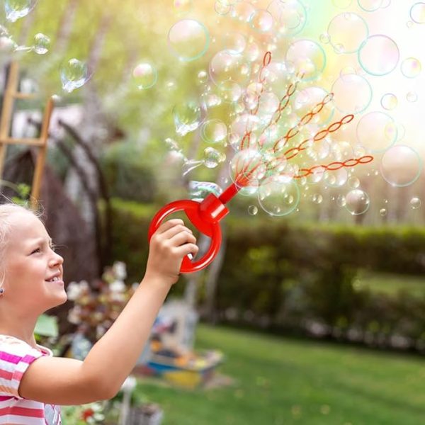 Holes Bubble Wand Handheld Smiling Face Bubble Stick Blower Maker Outdoor Activity Fun Soap Blowing Toys Gifts (random Color)