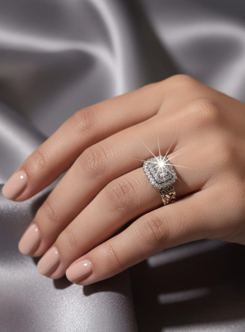 Sparkling Zircon Rings For Women | Stylish Crystal Design Fashion Jewelry For Daily And Party Wear PXJ-133