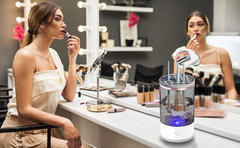 3 In 1 Electric Makeup Brush Cleaner Makeup Brushes Drying Rack Brush Holder Stand Tool Automatic Make Up Brush Cleaner Machine