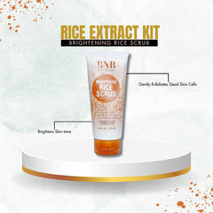 Bnb Whitening Rice Extract Bright & Glow Kit (with Box)