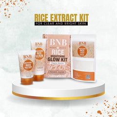 Bnb Whitening Rice Extract Bright & Glow Kit (with Box)
