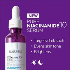 La Roche-posay Pure Niacinamide 10 Serum – For Dark Spots And Brightening Skin Tone (30ml)