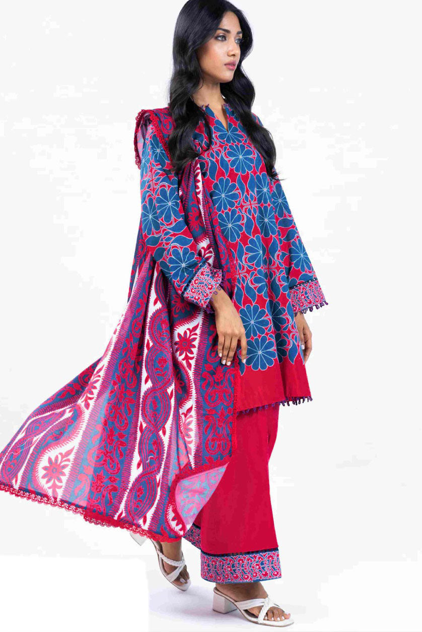 Alkaram Lawn Lawn | Unstitched Collection 3 Pieces Casual Wear| Summer 24