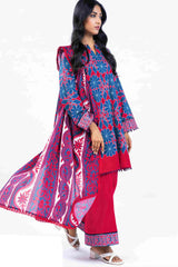Alkaram Lawn Lawn | Unstitched Collection 3 Pieces Casual Wear| Summer 24