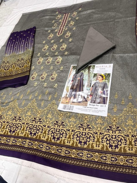 Maria.b Lawn | Unstitched Collection 3 Pieces Casual Wear| Summer Collection