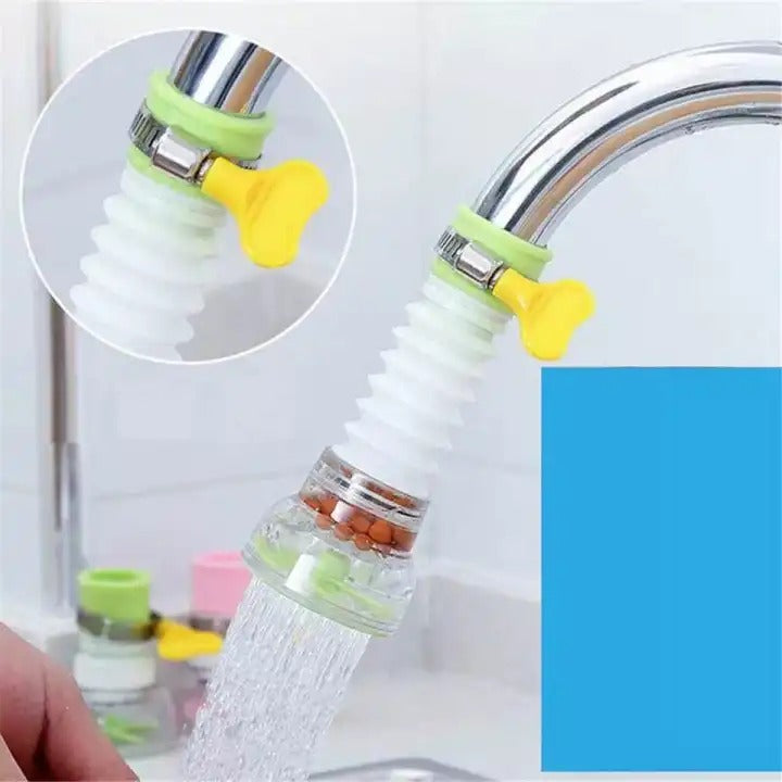 Kitchen Shower Splash Fan Faucet With Clip Water-saving Filter tap nozzle extended Each ( Random Color )