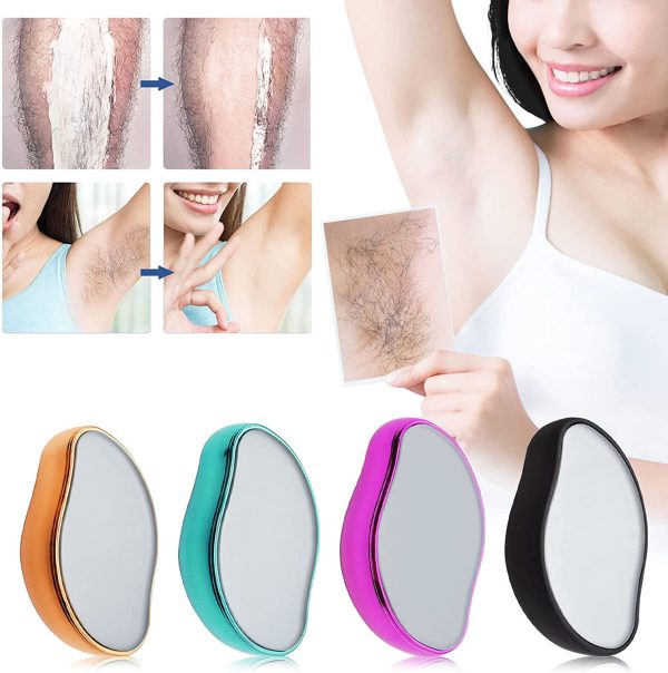 Bleame Crystal Hair Eraser – Painless Exfoliation Hair Removal Tool For Arms Legs Back – Apply To Any Part Of The Body – China (random Color)