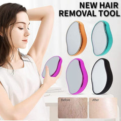 Bleame Crystal Hair Eraser – Painless Exfoliation Hair Removal Tool For Arms Legs Back – Apply To Any Part Of The Body – China (random Color)