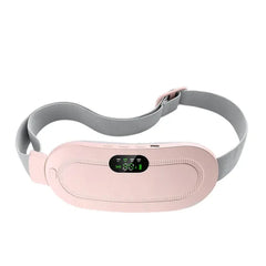 Cramp Belt Heating Pad Menstrual Cramp Relieve Therapy Vibration Massager Heating Belt (random Color)