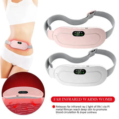 Cramp Belt Heating Pad Menstrual Cramp Relieve Therapy Vibration Massager Heating Belt (random Color)