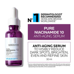La Roche-posay Pure Niacinamide 10 Serum – For Dark Spots And Brightening Skin Tone (30ml)