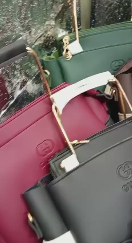 Ladies Handbag With Match Small Pouch Elegant Design Premium Quality